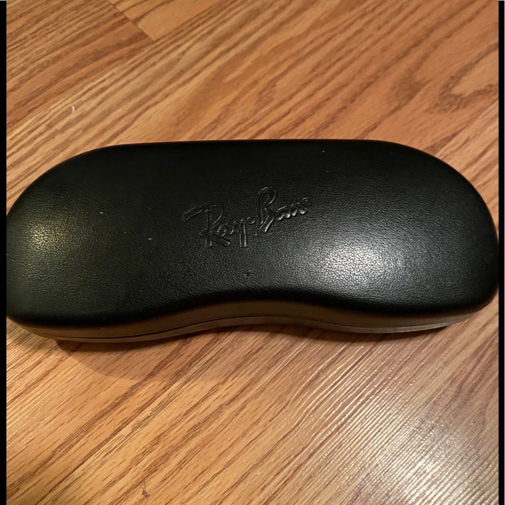 Rayban Sunglass Case Blk